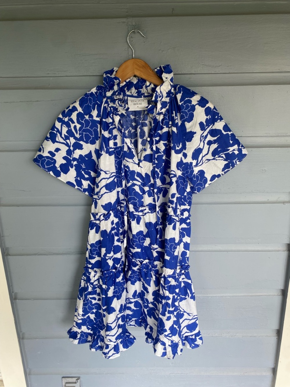 Hyacinth House Thea Cotton Mini dress 
XS EUC - Picture 3 of 6
